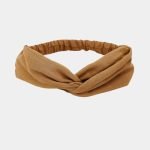 bandeau marron uni noeud meolina 2