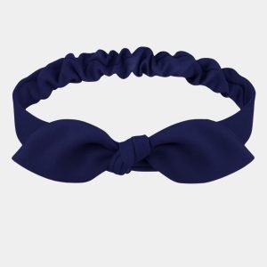 bandeau noeud papillon bleu meolina