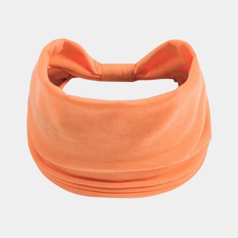 bandeau orange large uni meolina