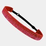 bandeau paillettes rouge meolina