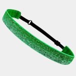 bandeau paillettes vert meolina