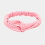 bandeau rose raye noeud meolina