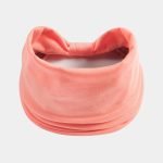 bandeau rose saumon large uni meolina