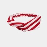 bandeau rouge blanc meolina