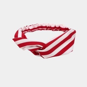 bandeau rouge blanc meolina