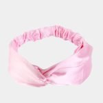 bandeau satin rose clair meolina