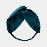 bandeau soie bleu meolina