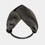 bandeau soie gris meolina