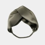 bandeau soie kaki meolina