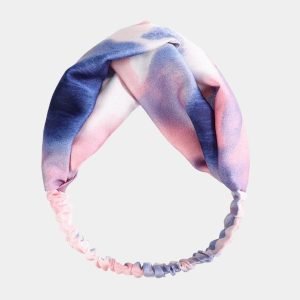 bandeau tie dye rose meolina