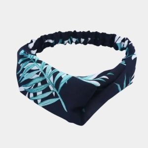 bandeau tropical bleu fonce meolina