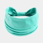 bandeau turquoise large uni meolina