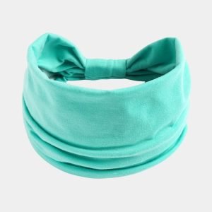 bandeau turquoise large uni meolina