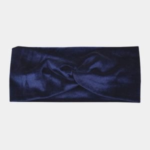 bandeau velours bleu marine meolina