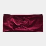 bandeau velours bordeaux meolina