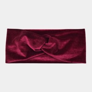 bandeau velours bordeaux meolina
