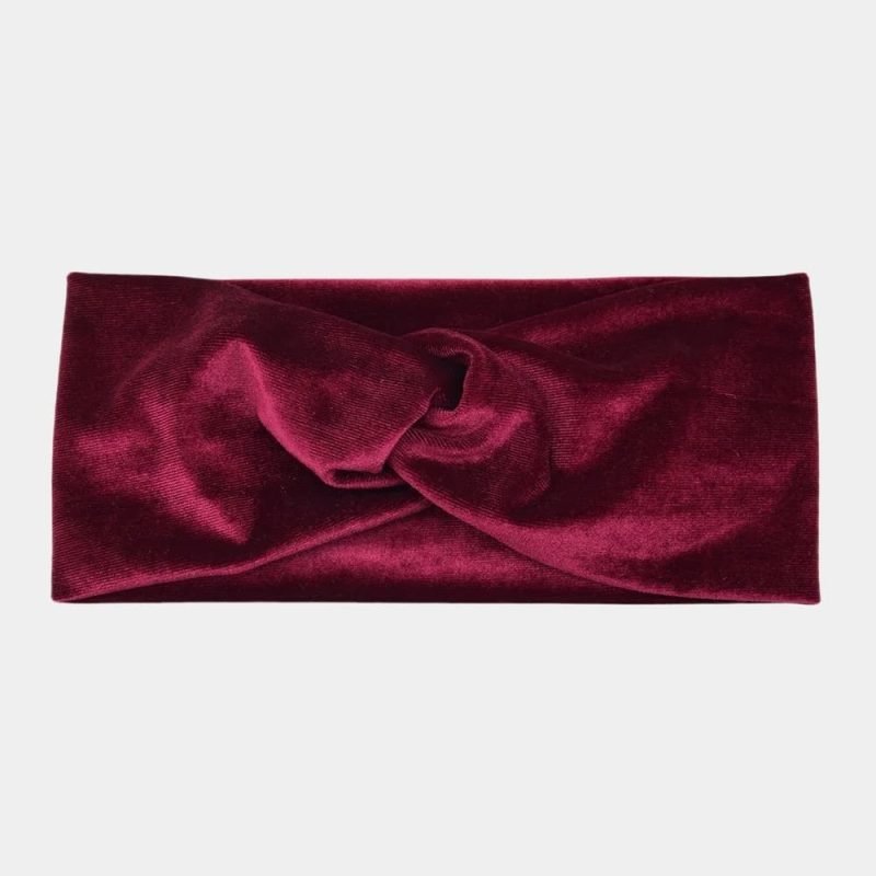 bandeau velours bordeaux meolina bandeau velours bordeaux meolina