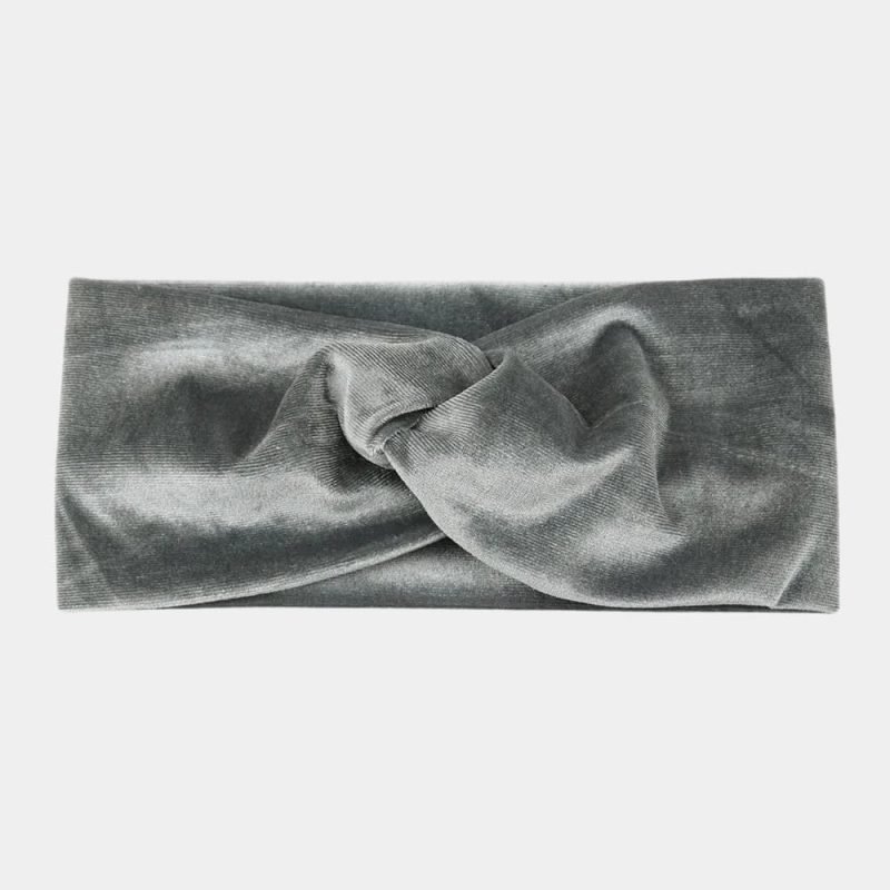 bandeau velours gris meolina