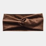 bandeau velours marron meolina
