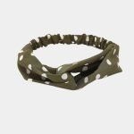 bandeau vert pois meolina