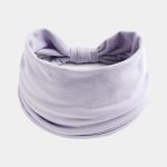bandeau violet lavande large uni meolina
