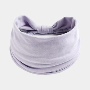 bandeau violet lavande large uni meolina