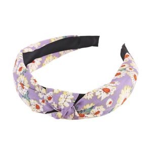 bandeau fleurs violet rsdfbn
