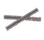 barrette ligne strass