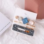 barrettes bijoux bleus j