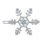 barrettes flocon de neige reine des neiges femme