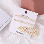 barrettes simple perles