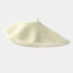 beret basque blanc laine meolina