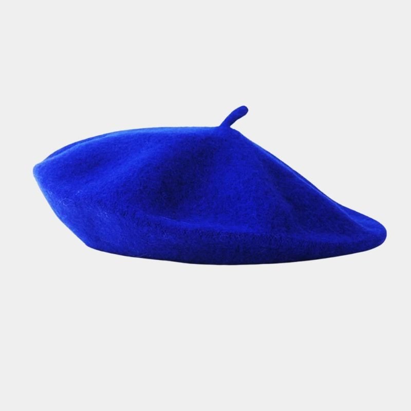 beret basque bleu roi laine meolina