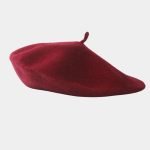 beret basque bordeaux laine meolina