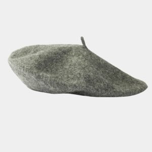 beret basque gris chine laine meolina