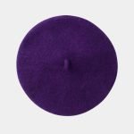 beret basque violet fonce laine meolina 2
