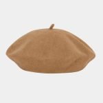 beret bonnet camel feutre laine meolina