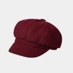beret casquette bordeaux coton meolina