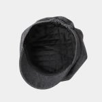 beret casquette gris fonce coton meolina 3
