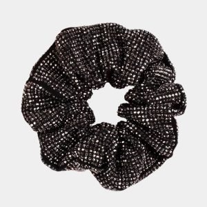 chouchou bijoux noir meolina