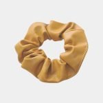 chouchou cuir jaune meolina