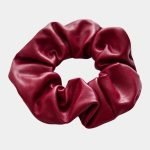 chouchou cuir rouge vin meolina 2