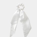 chouchou foulard blanc meolina