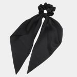 chouchou foulard noir meolina