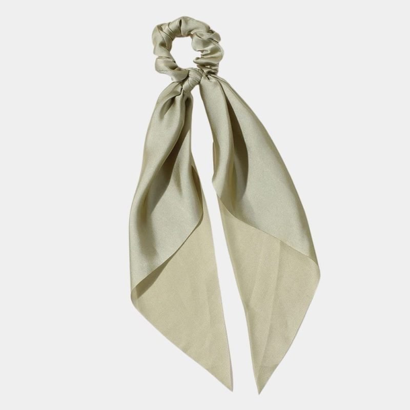 chouchou foulard vert sauge meolina chouchou foulard vert sauge meolina