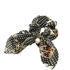 chouchou perle noir egezfgeg