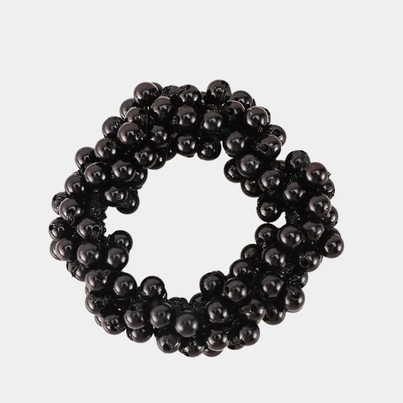 chouchou perles noires meolina chouchou perles noires meolina