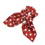 chouchou rouge petit pois qsxc