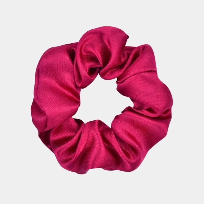 chouchou satin framboise meolina