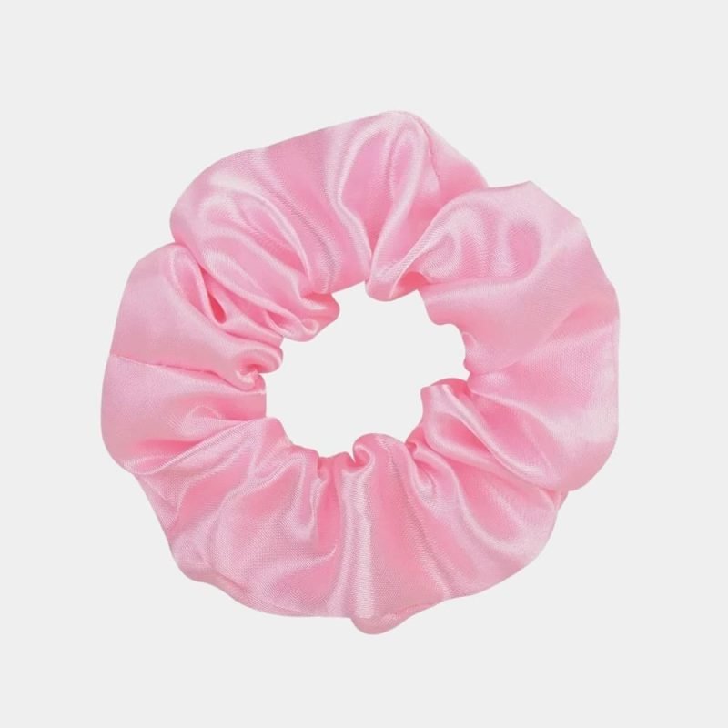 chouchou satin rose clair meolina